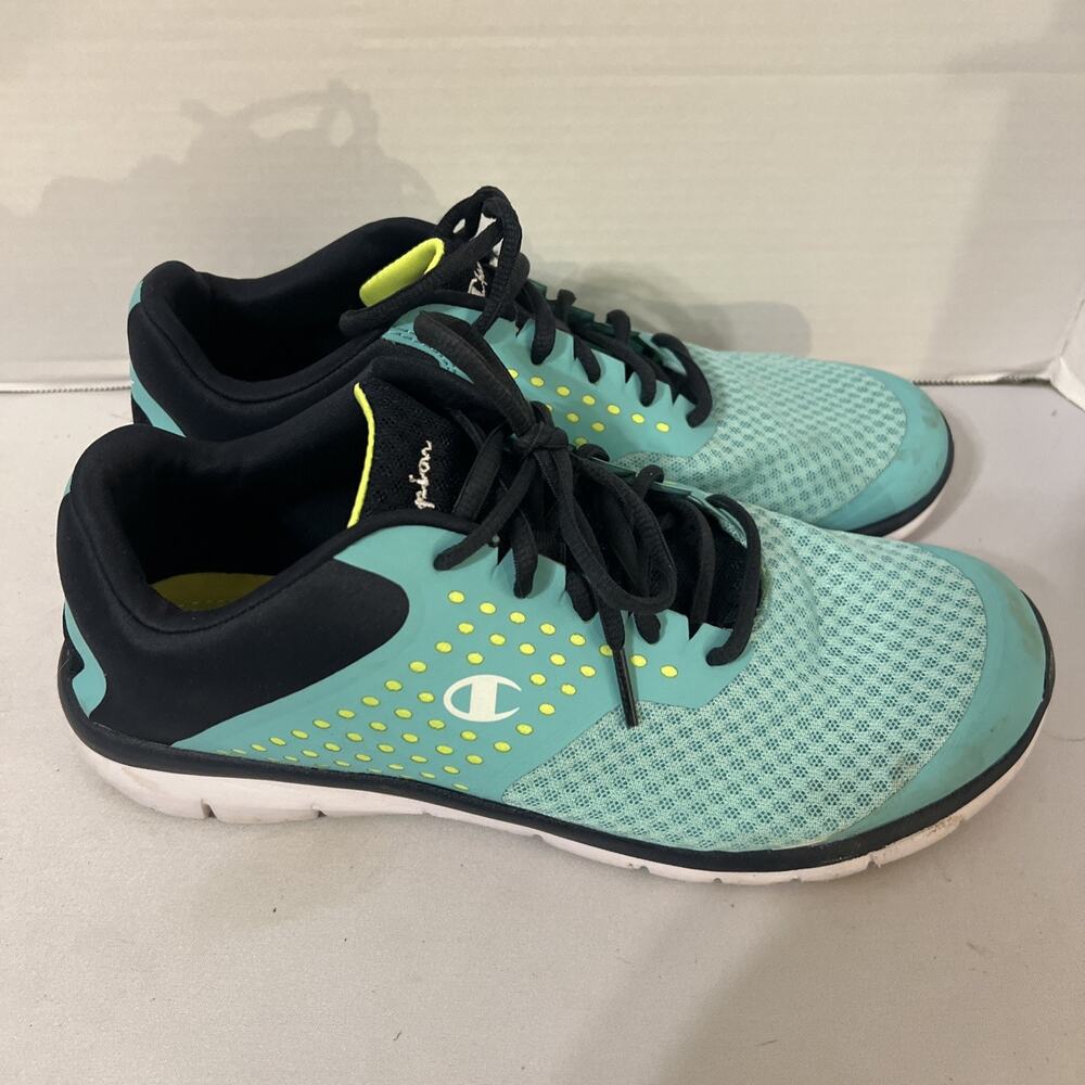 Champion Memory Foam Sneakers Comfort Lightweight Shoe Teal Women Size 10 M - Picture 4 of 7